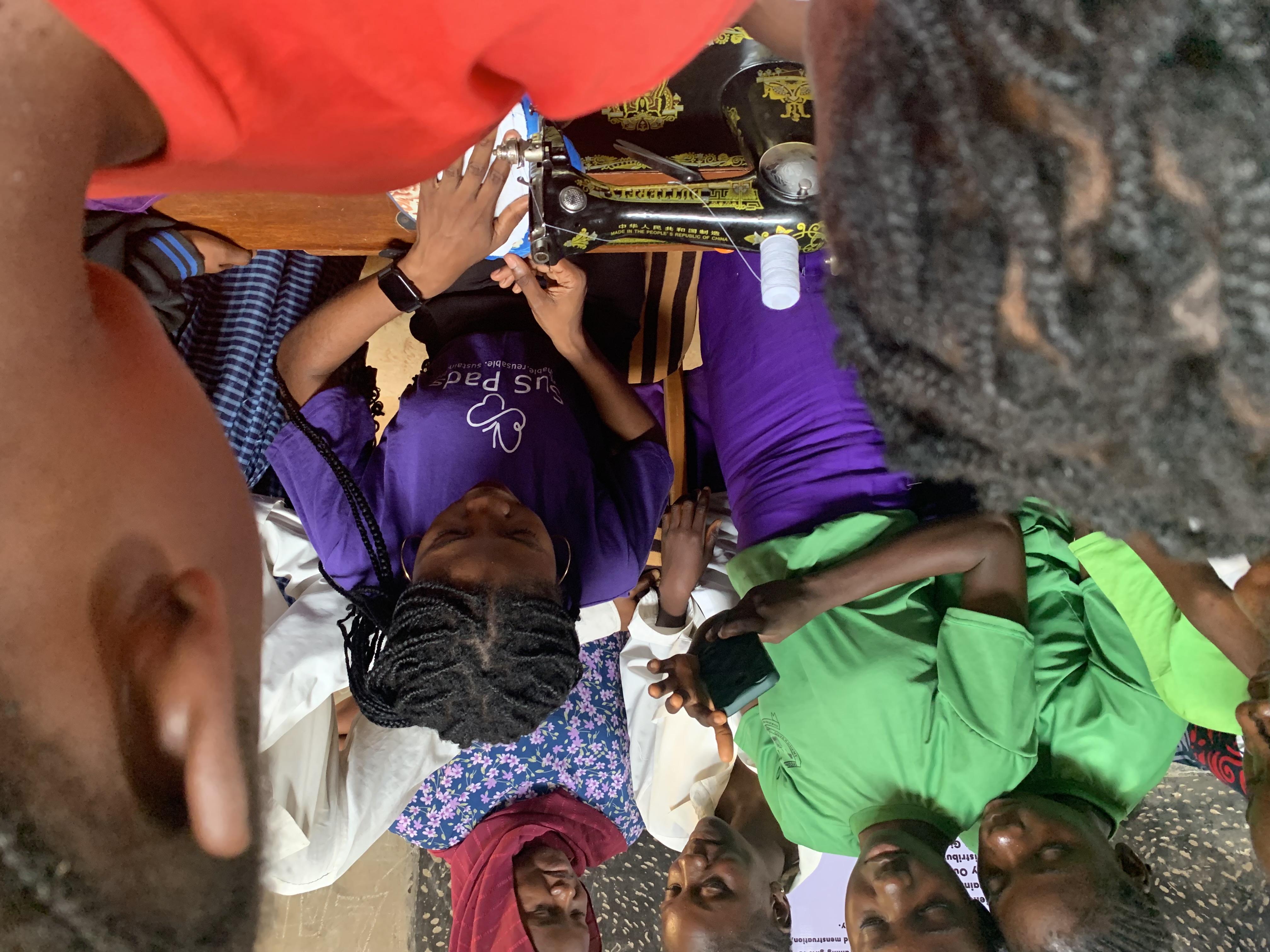SuS Pads Reusable Pad training marginalised school SuS Pads Reusable Pad training marginalised school